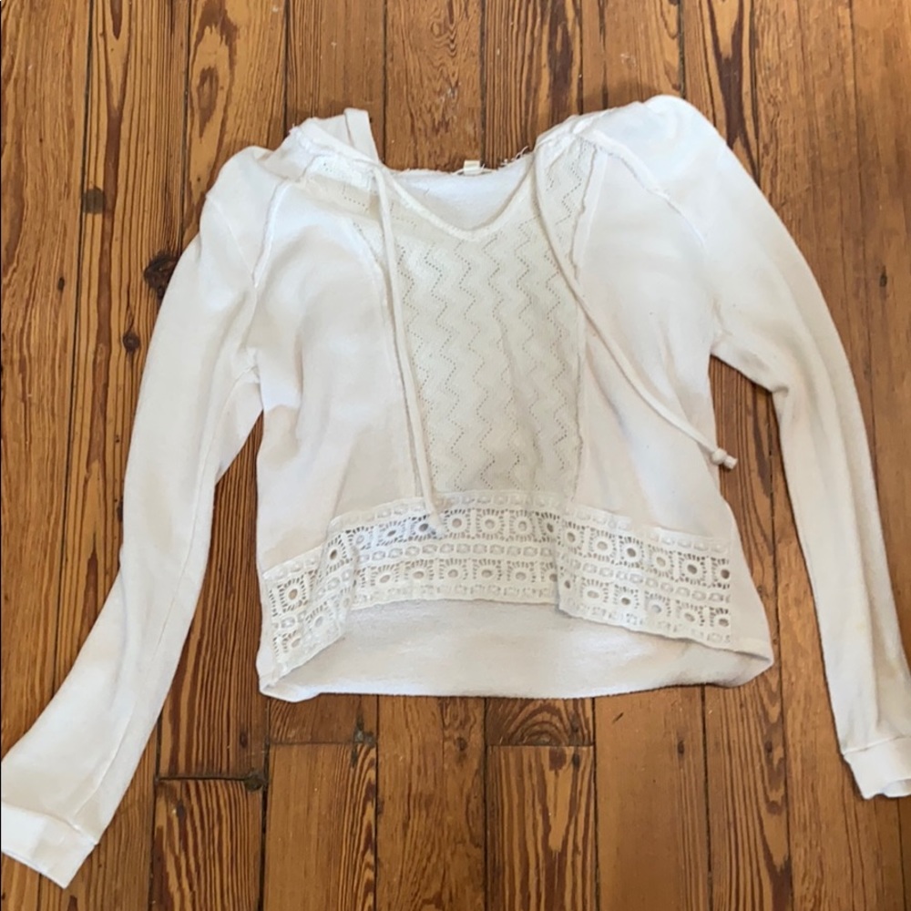 Long sleeve hooded sweater